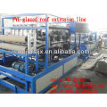 SJSZ-80 PVC Glazed Roof Tile Extrusion Line plastic machinery